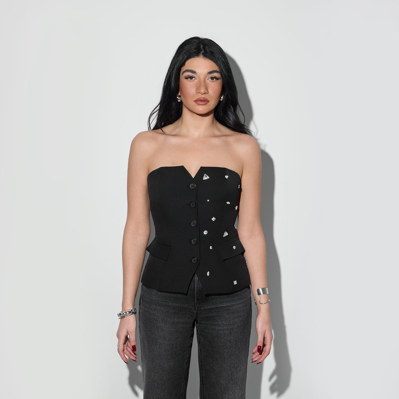 Ella Black Corset