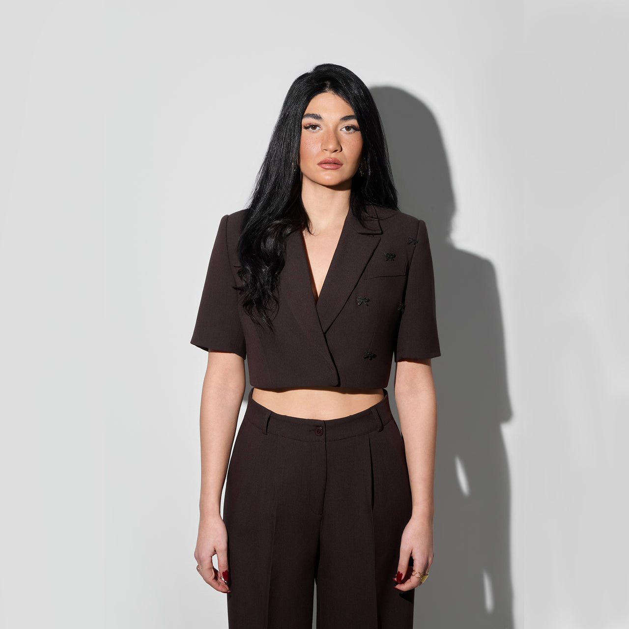 Mila Brown Blazer