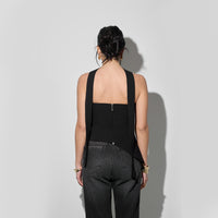 Solène Black Top